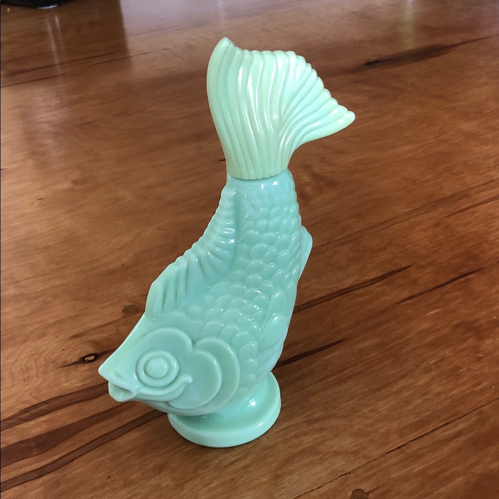 Avon Vintage Seafoam Green Fish